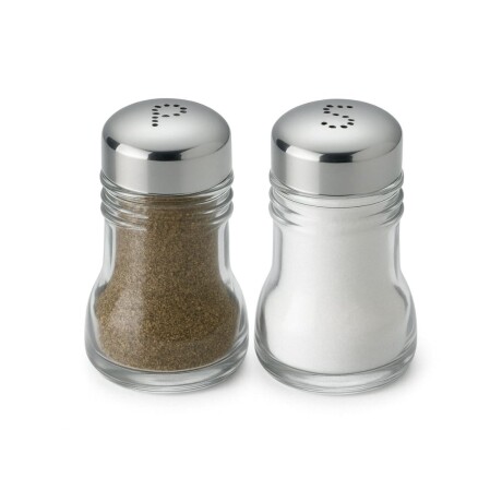 Salero y Pimentero de Vidrio Paris 40 ml Salero y Pimentero de Vidrio Paris 40 ml