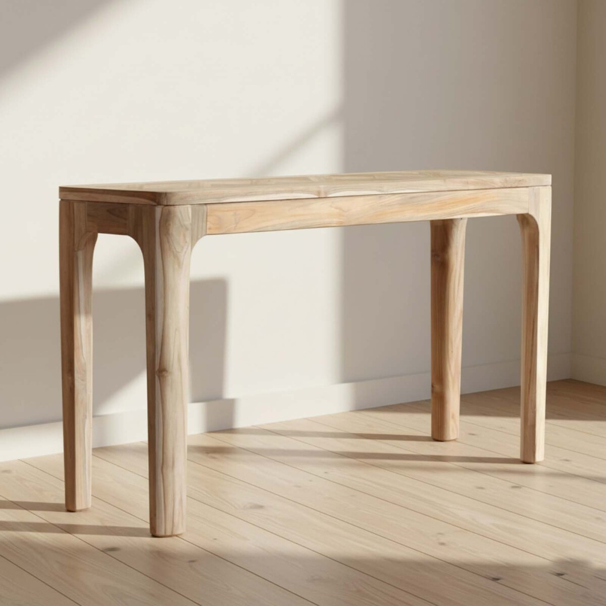 CONSOLA - MADERA NATURAL-BEIGE RENÉ NATURAL 