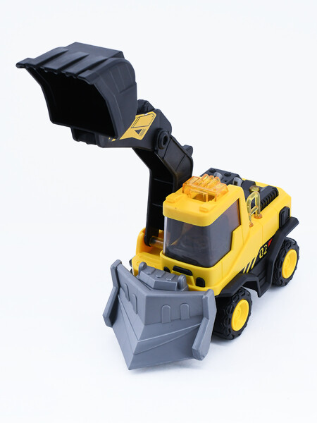 CAMION EXCAVADOR AMARILLO