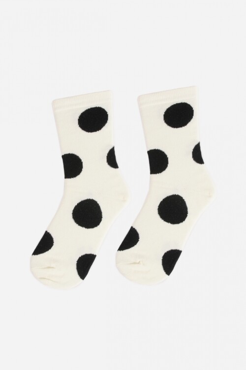 Medias lunares blanco