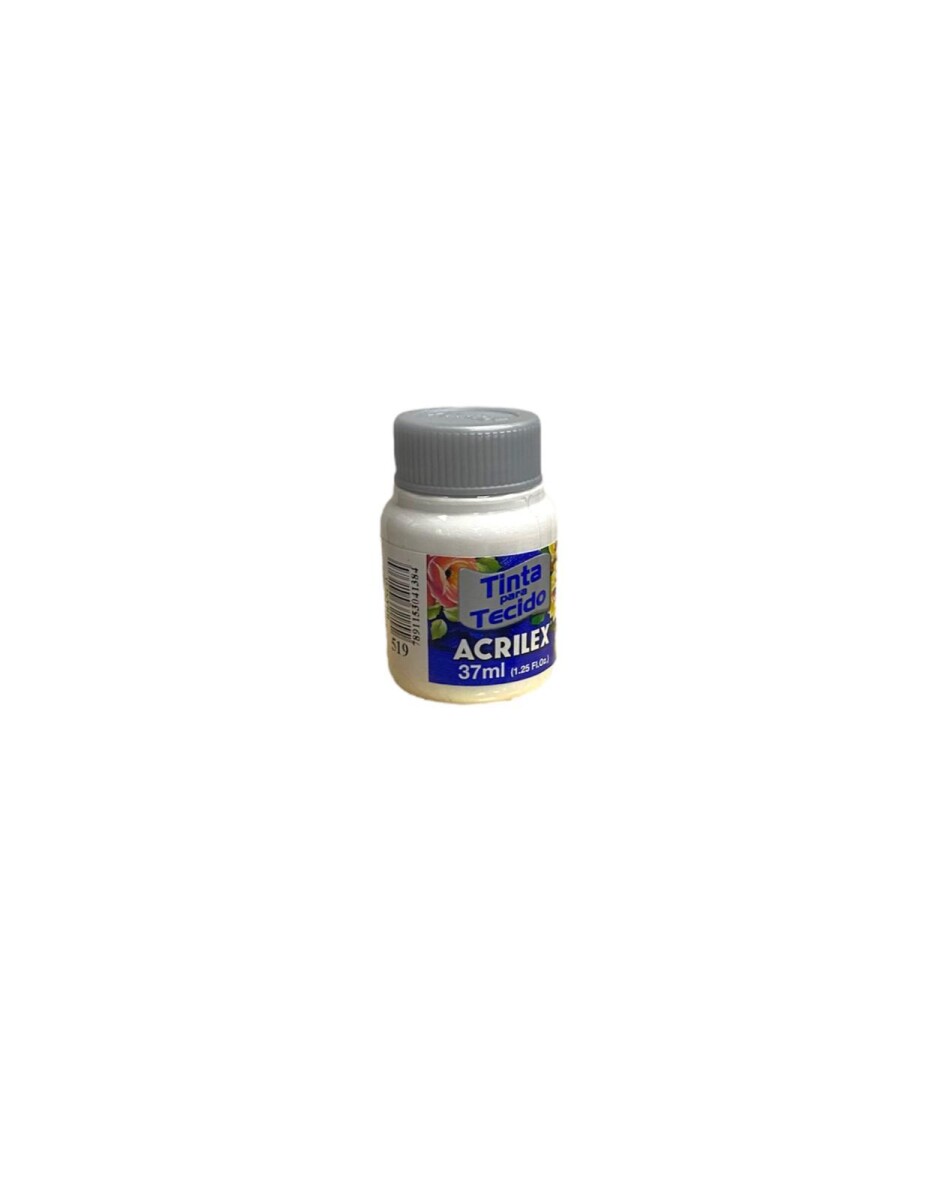 Pintura para Tela Acrilex Mate 37 ml (Tonos Blancos) - 519 Blanco 