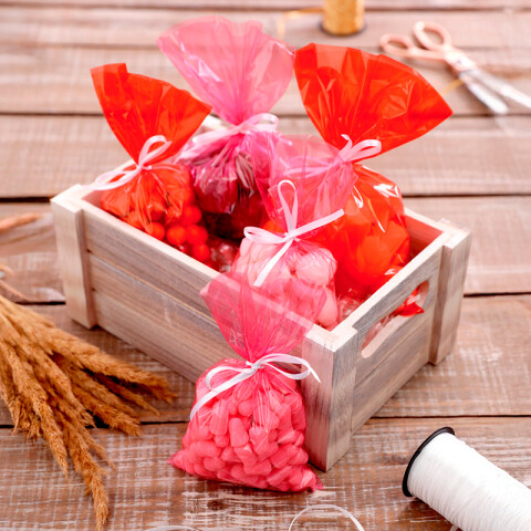 Bolsa Celofán 11x19,5 cm Rosa