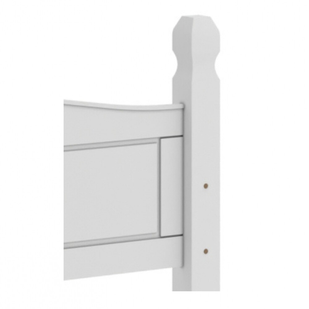 Respaldo Queen Madera Maciza 160cm - Blanco Respaldo Queen Madera Maciza 160cm - Blanco