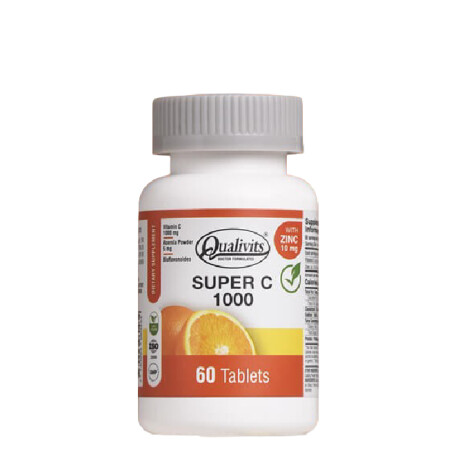Super Vitamina C y Zinc 60 Cáps Qualivits Super Vitamina C y Zinc 60 Cáps Qualivits