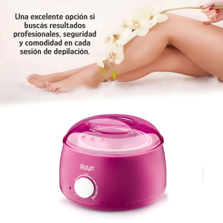 Calentador De Cera 65W Profesional Olla Temp Regulable Fucsia