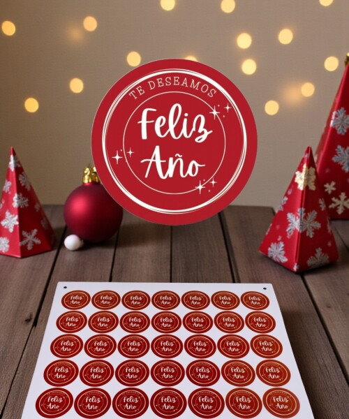 Stickers navidad placha DISEÑO 17