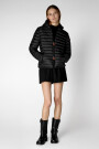 HOODED JACKET DAISY Negro
