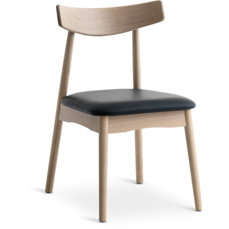Silla de comedor LYNGHOLM negro/roble nat Negro