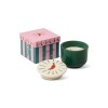 VELACMD Vela De Vidrio Doble Mecha Con Tapa 8oz Paddywax- Chili Pepper & Mango