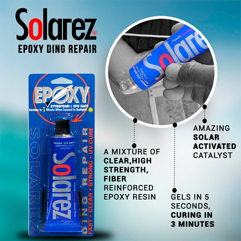 Solarez Epoxy Ding Repair 1.0 Oz Solarez Epoxy Ding Repair 1.0 Oz