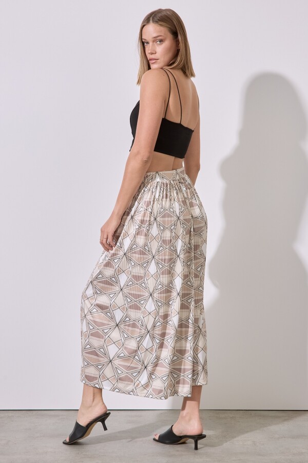 Capri Wide Leg MULTI/BEIGE