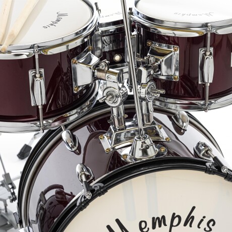 BATERIA INFANTIL MEMPHIS FT1045 WINERED 5 CUERPOS BATERIA INFANTIL MEMPHIS FT1045 WINERED 5 CUERPOS