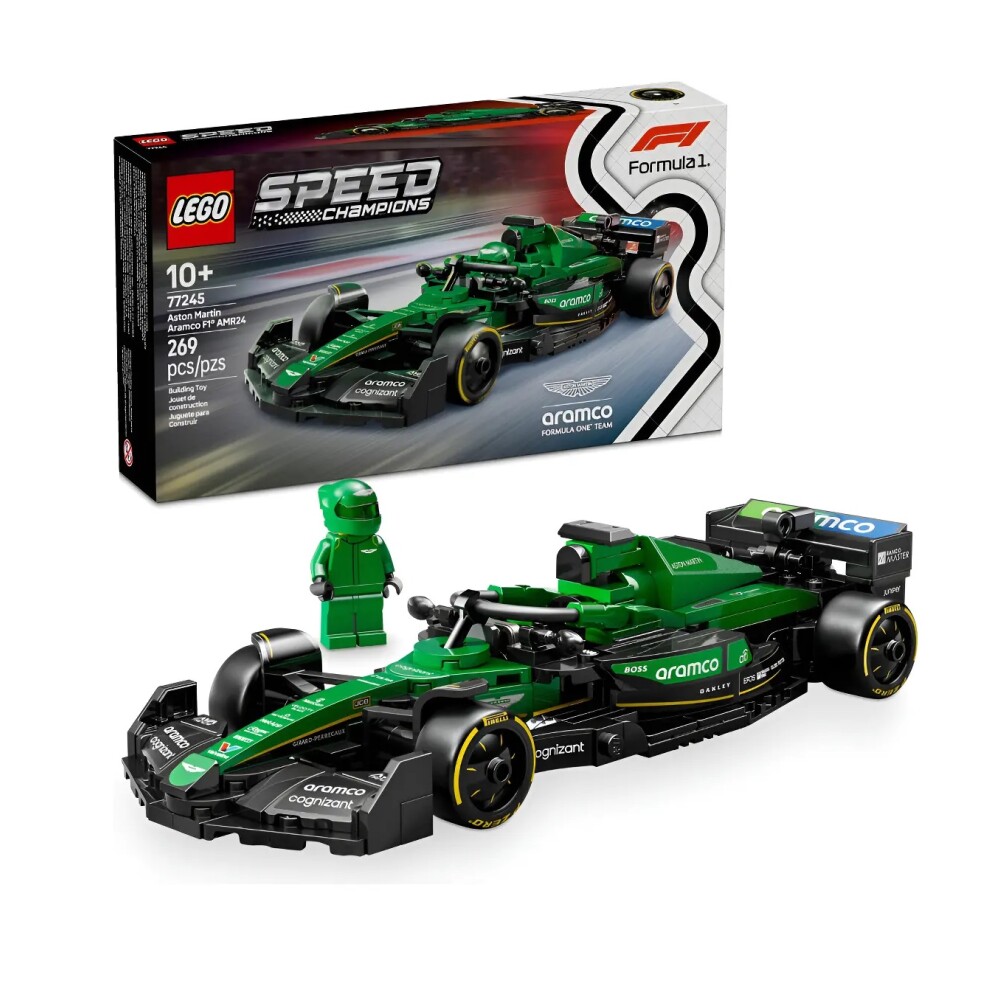 LEGO Speed Champions Aston Martin Aramco F1 Team AMR24 Auto de Carreras 10+ LEGO SPEED CHAMPIONS AUTO DE CARRERAS ASTON MARTIN ARAMCO F1 AMR24 10+