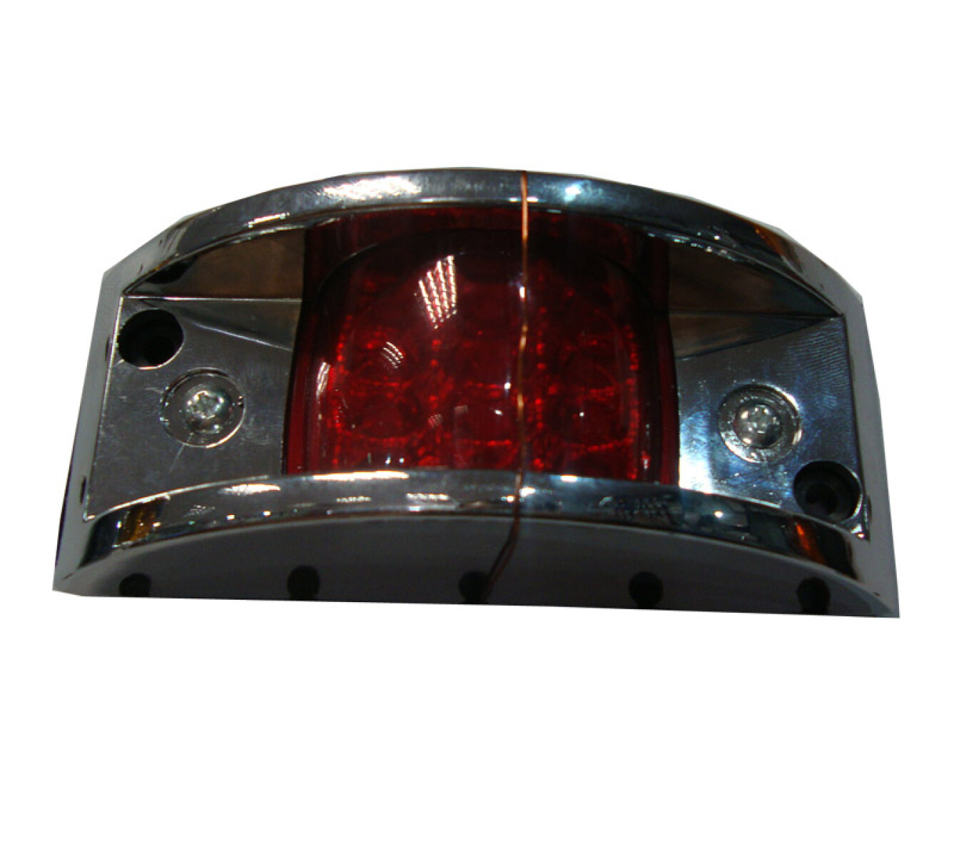 FARO LED - LATERAL ROJO 12-24V CROMADO - 