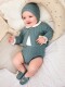 Body Manga Larga Cuello Peter Pan Blanco