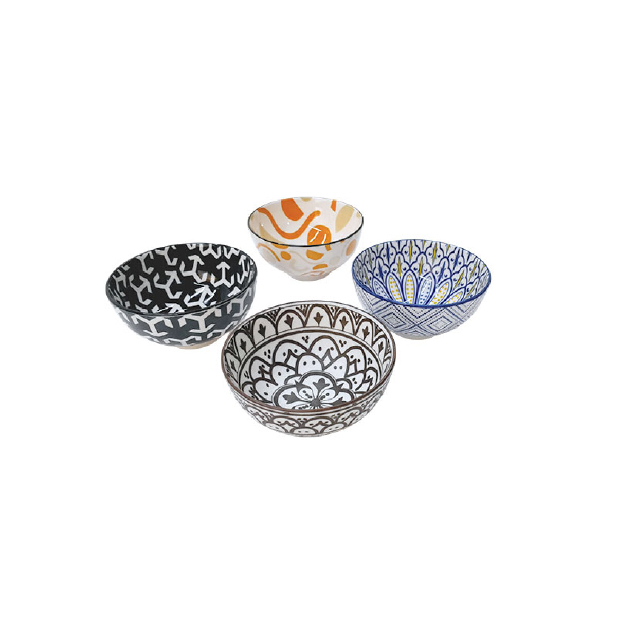 Bowl de cerámica con diseño 11.5x11.5x6cm - Bowl De Cerámica Con Diseño 11.5x11.5x6cm 