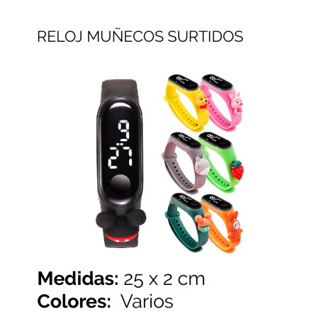 Reloj Muñecos Surtidos Reloj Muñecos Surtidos