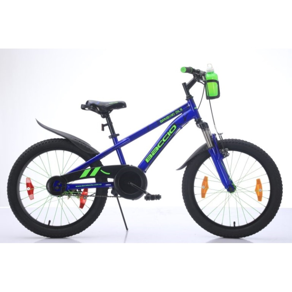 Bicicleta Baccio R.20 Niño Mtb Dlx Bambino - Azul/verde 
