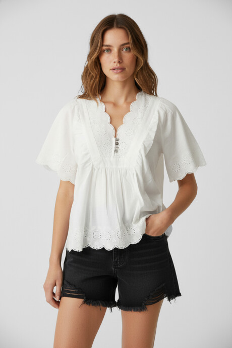 Blusa Raxel Blanco