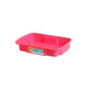 BANDEJA SANITARIA PARA MASCOTA 10 LITROS ROSA