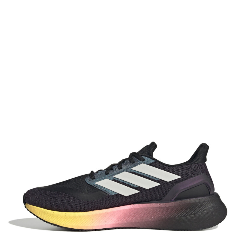 Championes de Hombre Adidas Pureboost 5 Negro - Violeta - Blanco