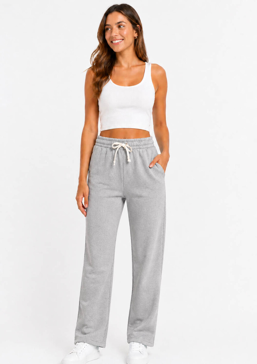 Pantalón Felpa Alex - Gris 