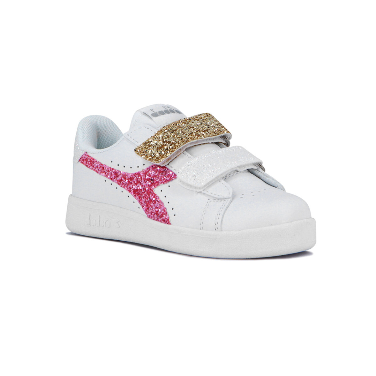 Diadora KNOCK ON Lifestyle Niños Blanco-Rosado - Blanco-Rosado 