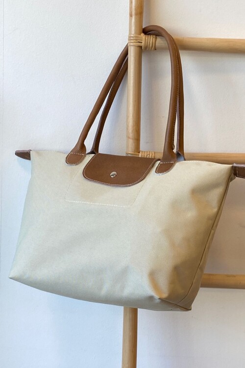 Bolso plegable Beige