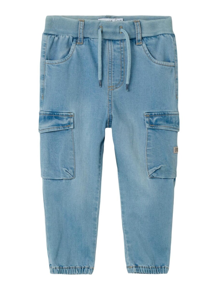 Jean Cargo Ben - Medium Blue Denim 