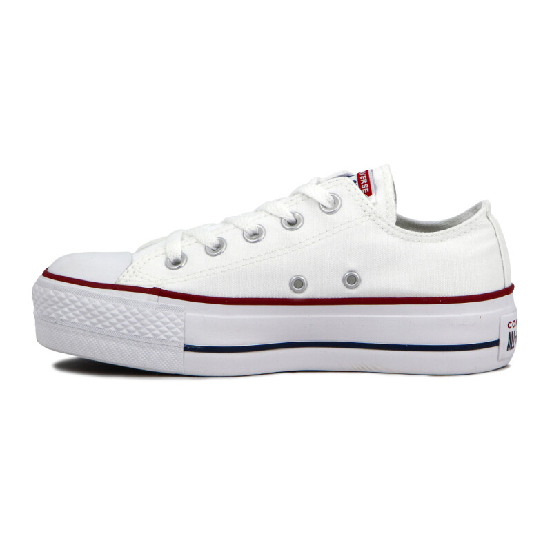 Championes Converse Chuk Taylor Plataforma Blanco-rojo