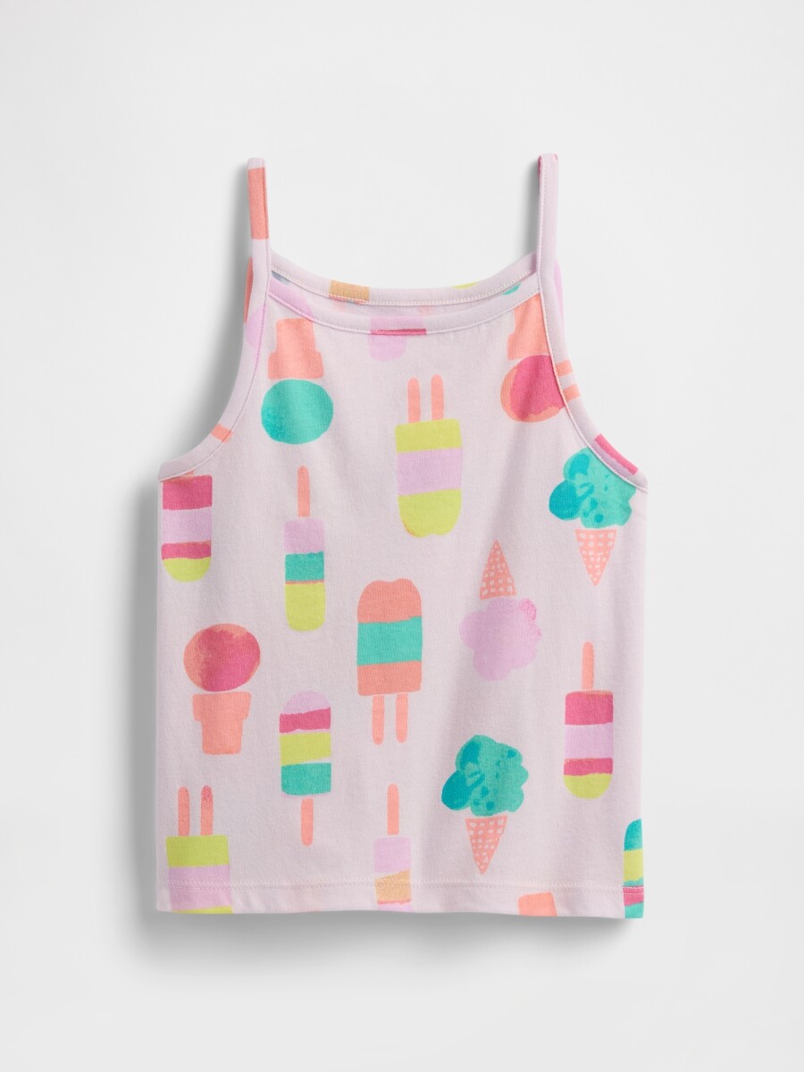 Musculosa Rib Toddler Niña - Ice Cream 