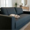 SOFA 3 CUERPOS - TELA PET FRIENDLY GRIS OSCURO SOFA 3 CUERPOS - TELA PET FRIENDLY GRIS OSCURO