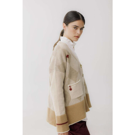 Saco Naipe Beige