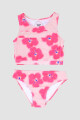 BIKINI SURF GIRL TRICOLOR 6-16A FUCSIA