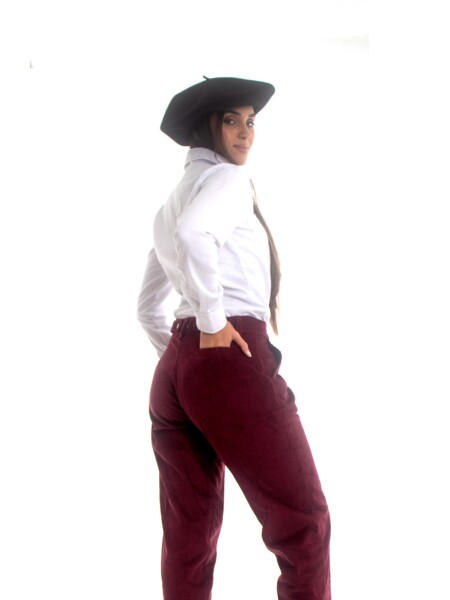Bombachas de Pana Dama Bordo
