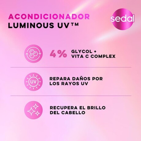 Sedal Acondicionador Luminous 190ml Sedal Acondicionador Luminous 190ml