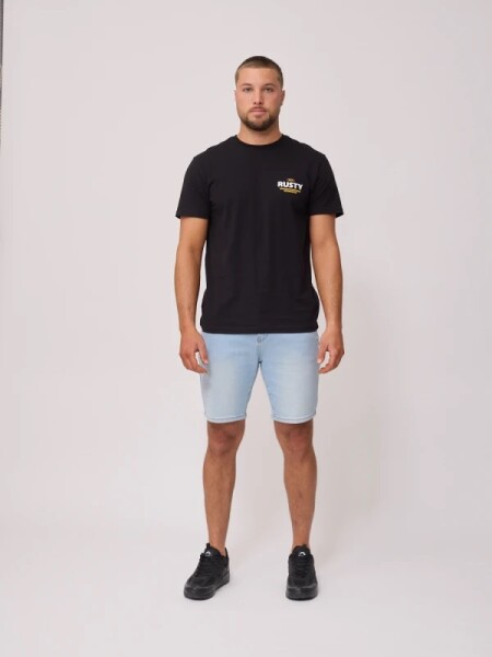 T-SHIRT RUSTY LEIFU NEGRO