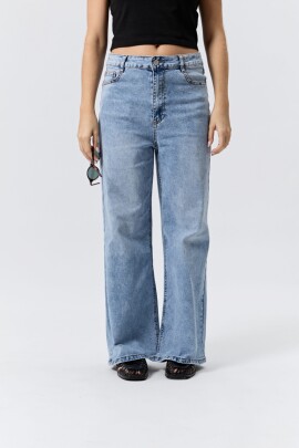 PANTALÓN RUEDO AZUL CLARO