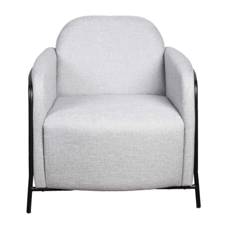 BUTACA TELA-Y-METAL GRIS ASHLEY