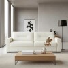 SOFA 3.5 CUERPOS - PU COLOR PERLA SOFA 3.5 CUERPOS - PU COLOR PERLA