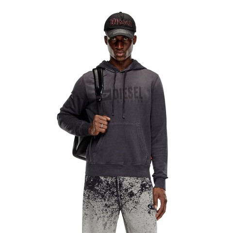 Poleron Diesel S-Ginn-Hood-K44 Hombre Black