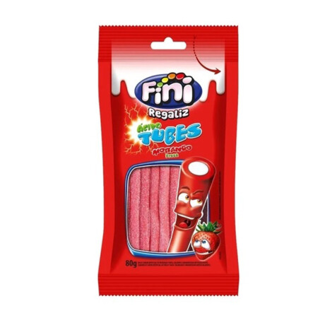 Gomitas FINI Tubos Ãcidos 80g Morango Ã¡cido