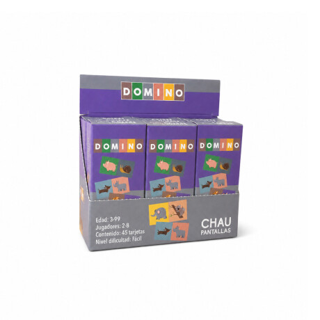 Display 9 Mini juegos de mesa Domino Sc
