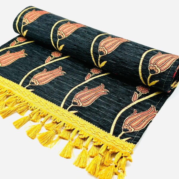 Caminero de mesa 1,40 Tulipa Negro
