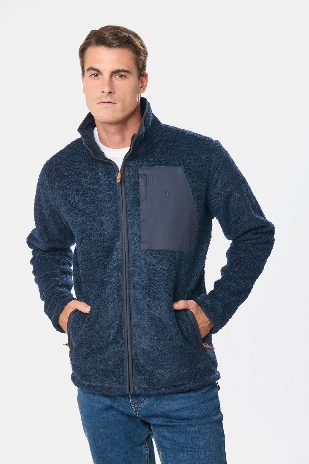 CAMPERA CORDERITO Azul