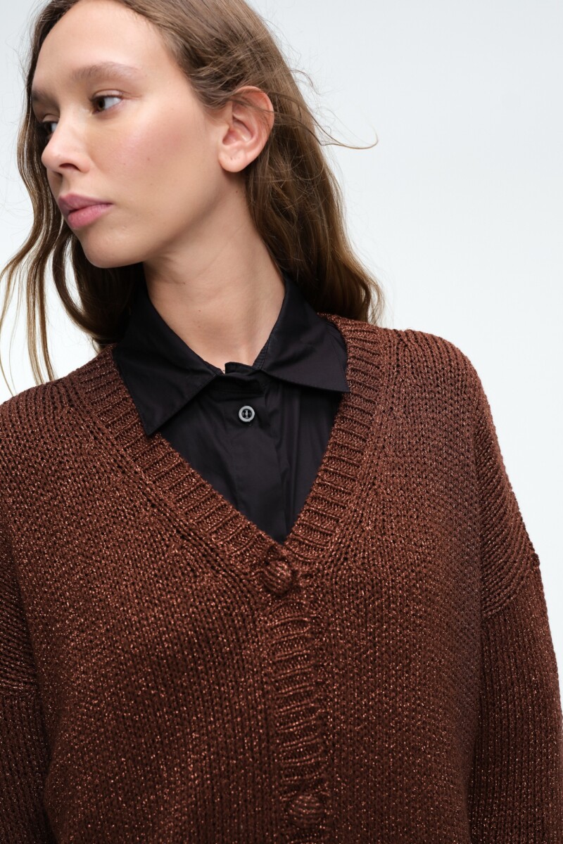 CARDIGAN Marron
