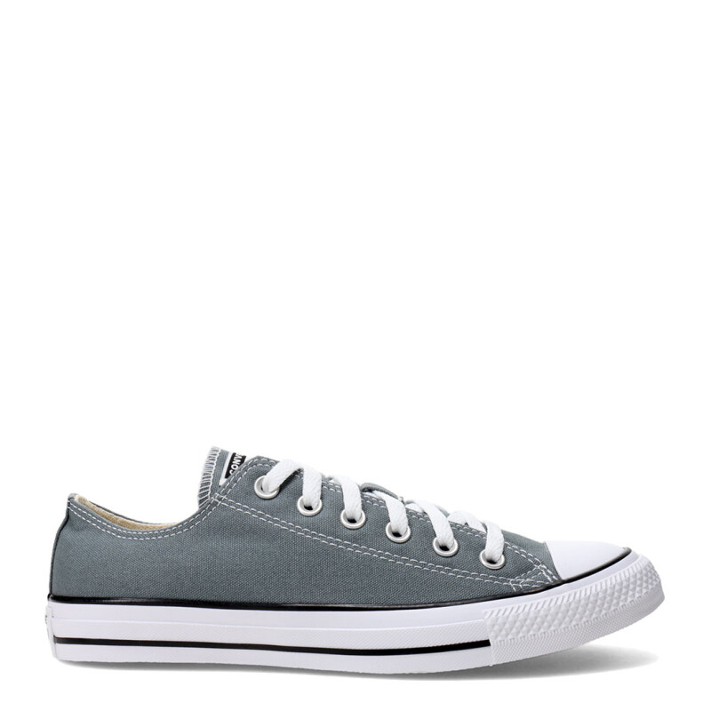 Championes Unisex Converse Ctas Ox Chuck Taylor All Star Gris - Blanco