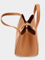 Bolso Tote Con Bolsa Interior naranja