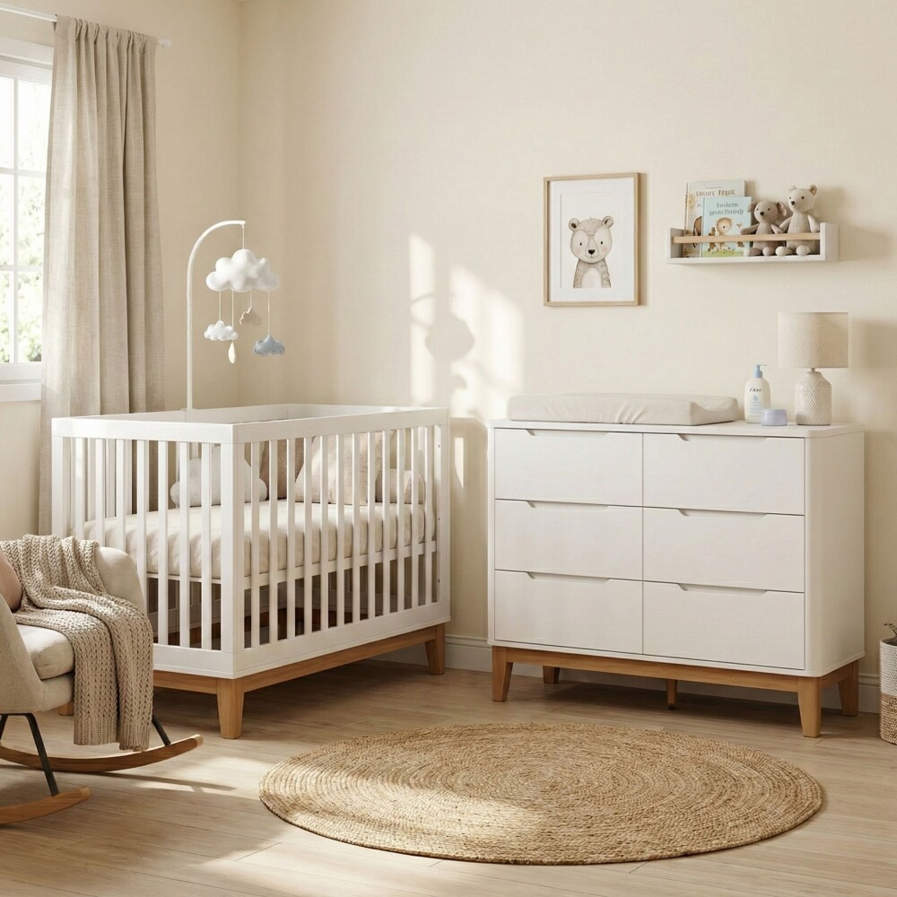 Cómoda 6 Cajones Infantil - Boom Blanco