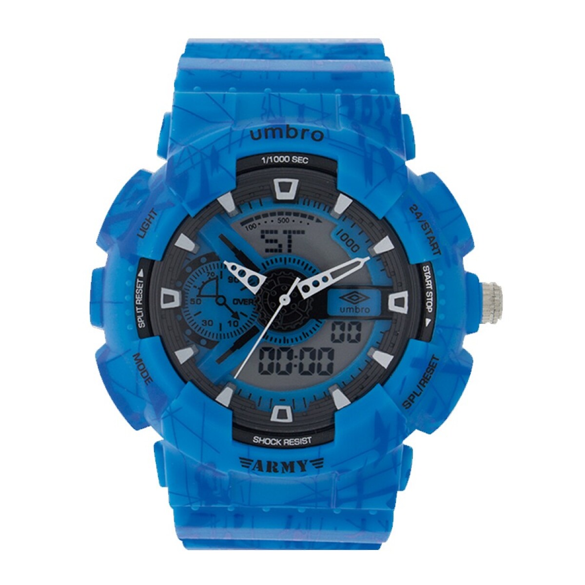 Reloj Umbro Deportivo Silicona Azul 